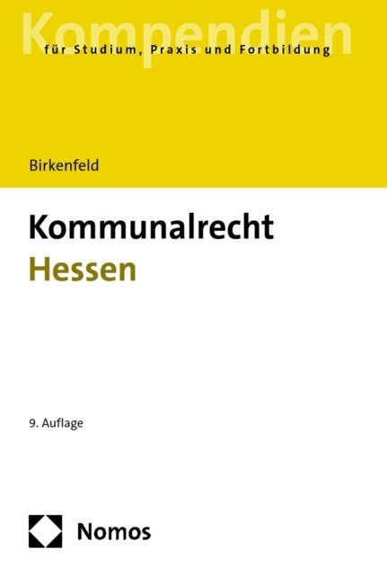 Daniela Birkenfeld - Kommunalrecht Hessen, E-bok. Tillgänglighet: Lägg i varukorg