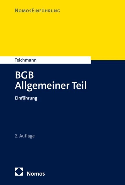 Artur Teichmann - BGB Allgemeiner Teil, E-bok