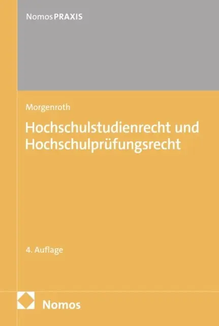 Carsten Morgenroth - Hochschulstudienrecht und Hochschulprüfungsrecht, E-bok. Tillgänglighet: Lägg i varukorg