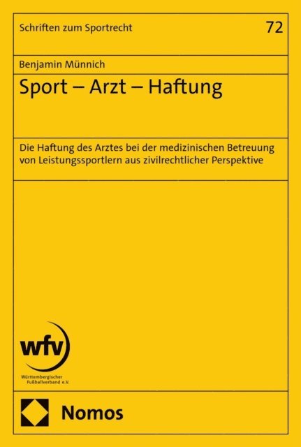 Benjamin Munnich - Sport – Arzt – Haftung, E-bok