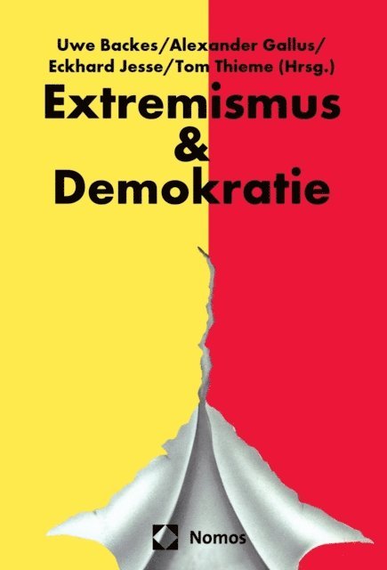 Tom Thieme, Eckhard Jesse, Alexander Gallus, Uwe Backes - Jahrbuch Extremismus & Demokratie (E & D), E-bok