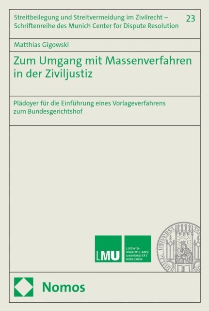 Matthias Gigowski - Zum Umgang mit Massenverfahren in der Ziviljustiz, E-bok. Tillgänglighet: Lägg i varukorg