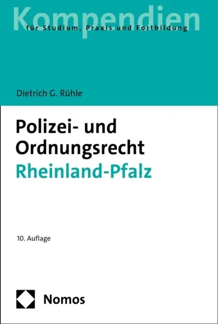 Dietrich G. Ruhle - Polizei- und Ordnungsrecht Rheinland-Pfalz, E-bok. Tillgänglighet: Lägg i varukorg