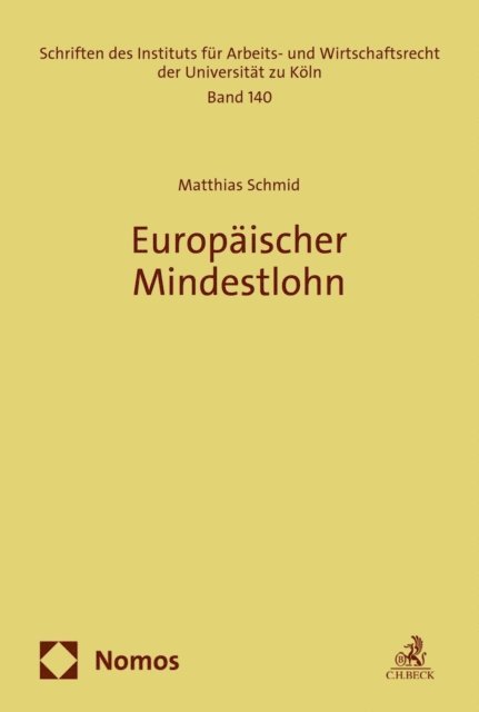 Matthias Schmid - Europäischer Mindestlohn, E-bok