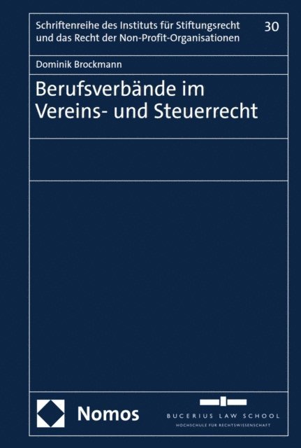 Dominik Brockmann - Berufsverbände im Vereins- und Steuerrecht, E-bok