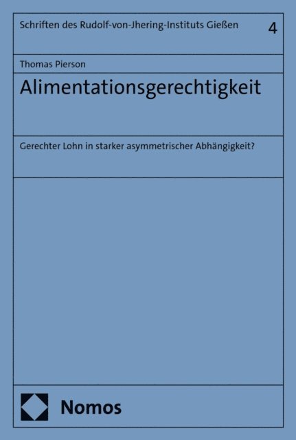 Thomas Pierson - Alimentationsgerechtigkeit, E-bok