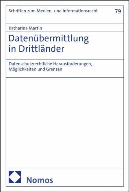Katharina Martin - Datenubermittlung in Drittlander, E-bok