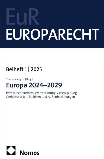 Thomas Jaeger - Europa 2024–2029, E-bok