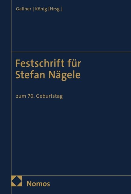 Tassilo-Rouven Konig, Inken Gallner - Festschrift fur Stefan Nagele, E-bok