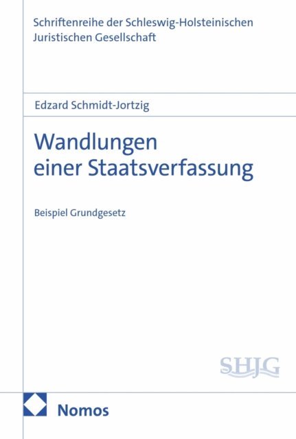 Edzard Schmidt-Jortzig - Wandlungen einer Staatsverfassung, E-bok