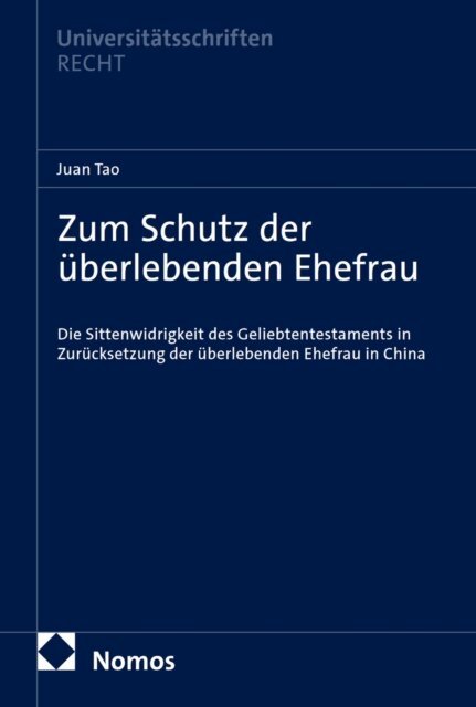 Juan Tao - Zum Schutz der uberlebenden Ehefrau, E-bok