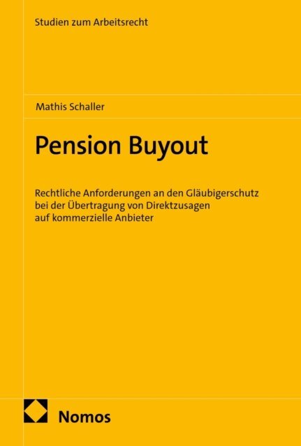 Mathis Schaller - Pension Buyout, E-bok