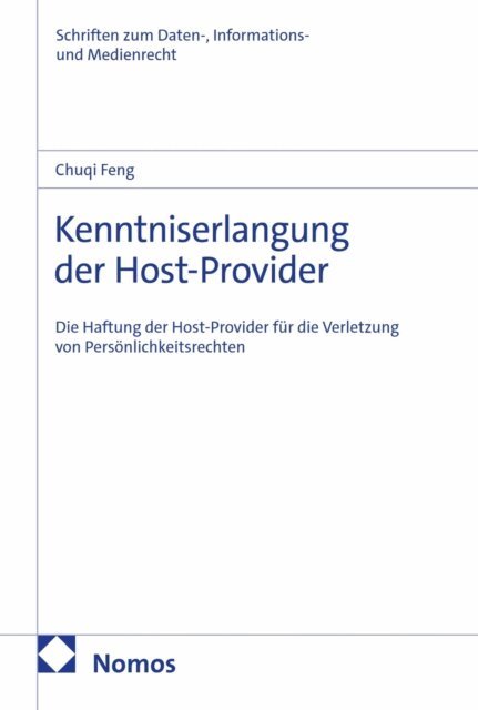 Chuqi Feng - Kenntniserlangung der Host-Provider, E-bok