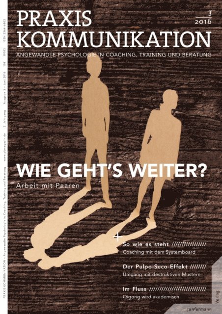 Junfermann Verlag - Praxis Kommunikation 3/2016 Einzelheft, E-bok