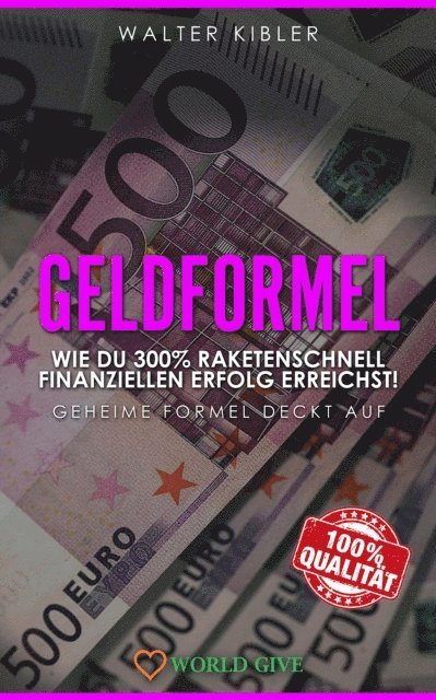 Walter Kibler - GELDFORMEL, E-bok. Tillgänglighet: Lägg i varukorg