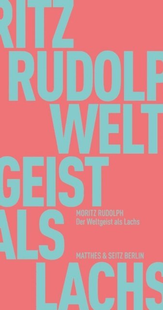 Moritz Rudolph - Der Weltgeist als Lachs, E-bok
