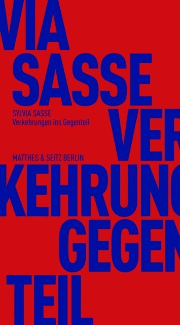 Sylvia Sasse - Verkehrungen ins Gegenteil, E-bok