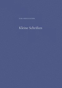 Kleine Schriften