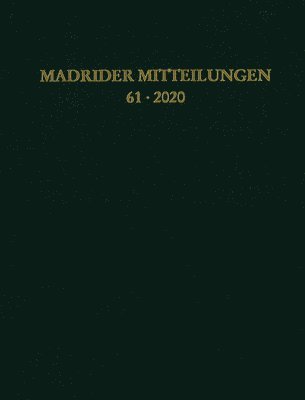 Dr Ludwig Reichert Verlag - Madrider Mitteilungen, Inbunden