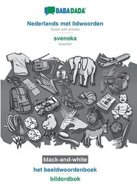 BABADADA black-and-white, Nederlands met lidwoorden - svenska, het beeldwoordenboek - bildordbok