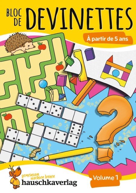 Ulrike Maier - Bloc de devinettes À partir de 5 ans, volume 1, E-bok
