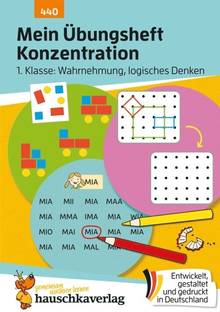Ulrike Maier - Mein Übungsheft Konzentration – Schulanfang: Wahrnehmung, logisches Denken, E-bok