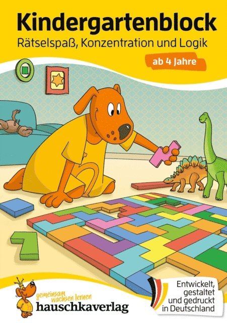 Ulrike Maier - Kindergartenblock ab 4 Jahre – Rätsel-Spaß, Konzentration und Logik, E-bok