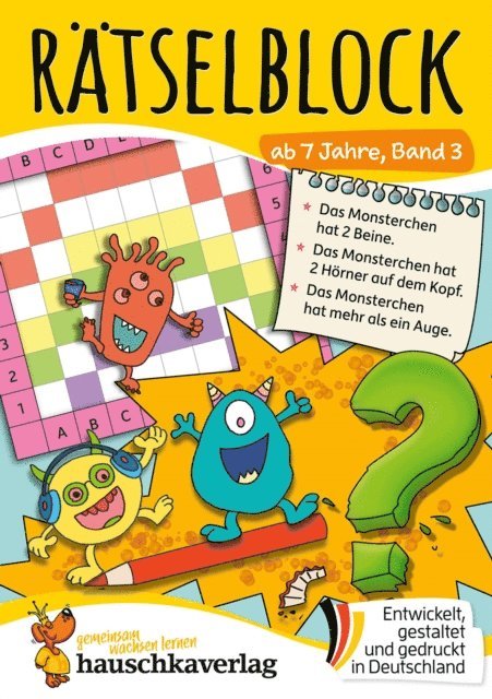 Agnes Spiecker - Rätselblock ab 7 Jahre, Band 3, E-bok