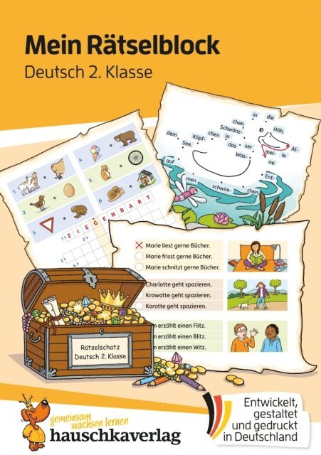 Melanie Rhauderwiek - Mein Rätselblock Deutsch 2. Klasse, E-bok