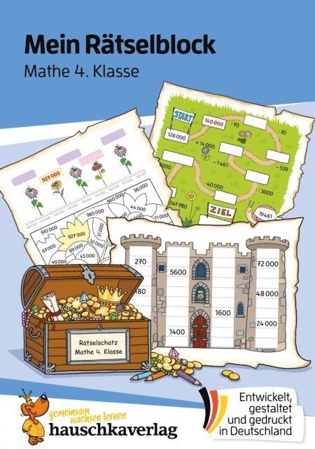 Carola Materna - Mein Rätselblock Mathe 4. Klasse, E-bok