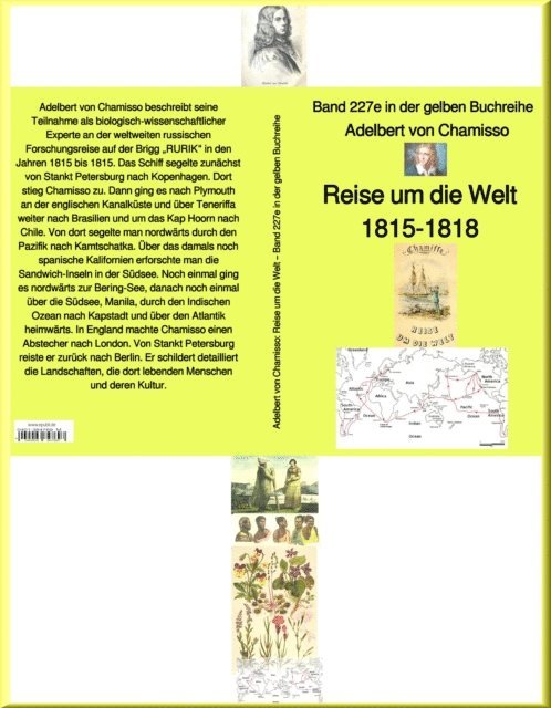 Adelbert von Chamisso - Reise um die Welt 1815 bis 1815  – Band 227e in der maritimen gelben Buchreihe – bei Jürgen Ruszkowski, E-bok