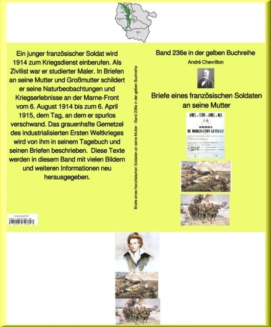 Andre Chevrillon - Briefe eines französischen Soldaten an seine Mutter  –  Band 236e in der gelben Buchreihe – bei Jürgen Ruszkowski, E-bok