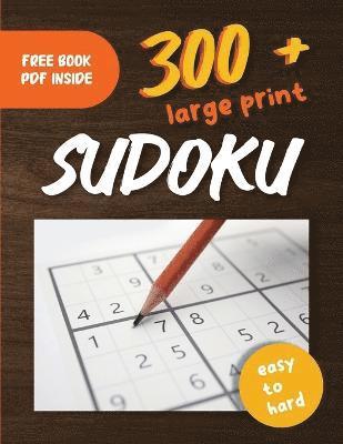 Marius Barkley - 300+ Large Print Sudoku Puzzles Easy to Hard, Häftad