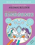 Bezaubernde Ausmalbilder Malen nach Zahlen - Magische Einhörner