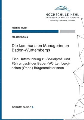 Martina Hurst, Hochschule für öffentliche Verwaltung Kehl - kommunalen Managerinnen Baden-Württembergs, Häftad. Tillgänglighet: Lägg i varukorg