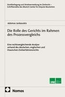 Adomas Jankauskis - Die Rolle des Gerichts im Rahmen des Prozessvergleichs, Häftad. Tillgänglighet: Lägg i varukorg
