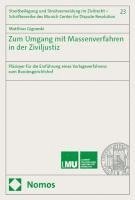 Matthias Gigowski - Zum Umgang mit Massenverfahren in der Ziviljustiz, Häftad. Tillgänglighet: Lägg i varukorg