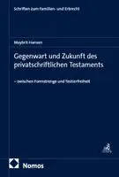 Maybrit Hansen - Gegenwart und Zukunft des privatschriftlichen Testaments, Häftad. Tillgänglighet: Lägg i varukorg