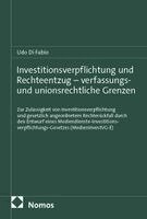 Udo Di Fabio - Investitionsverpflichtung und Rechteentzug - verfassungs- und unionsrechtliche Grenzen, Häftad