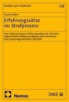 Flavia Frieden - Erfahrungssätze im Strafprozess, Häftad