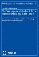 Tjaberich Frederik Kramer - Verfassungs- und strafrechtliche Herausforderungen der Triage, Häftad. Tillgänglighet: Lägg i varukorg