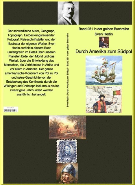 Sven Hedin - Durch Amerika zum Südpol – Band 252 in der gelben Buchreihe – bei Jürgen Ruszkowski, E-bok