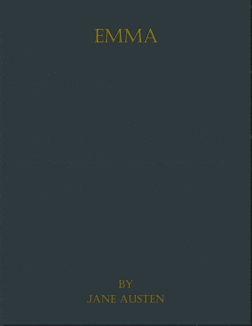 Jane Austen - Emma, E-bok
