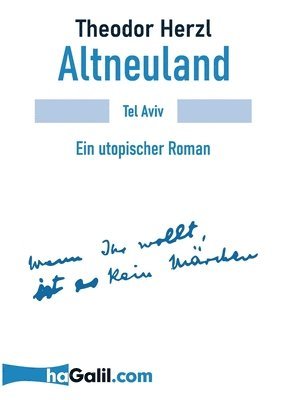 Theodor Herzl, Andrea Livnat - Altneuland, Häftad