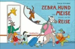 Dunja Schnabel - Zebra, Hund und Meise gehen auf die Reise. Eisenbahn-Leporello, Kartonnage. Tillgänglighet: Lägg i varukorg