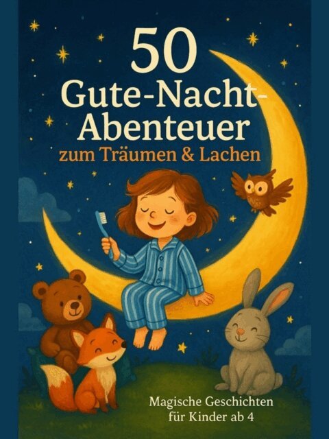 Thomas Kastner - 50 Gute-Nacht-Abenteuer zum Träumen & Lachen – Magische Geschichten für Kinder ab 4, E-bok