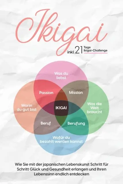 Aoi Nakamura - Ikigai: Wie Sie mit der japanischen Lebenskunst Schritt für Schritt Glück und Gesundheit erlangen und Ihren Lebenssinn endlich entdecken – inkl. 21 Tage Ikigai-Challenge, E-bok. Tillgänglighet: Lägg i varukorg