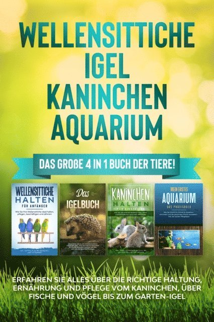 Judith Seifert - Wellensittiche | Igel | Kaninchen | Aquarium: Das große 4 in 1 Buch der Tiere! Erfahren Sie alles über die richtige Haltung, Ernährung und Pflege vom Kaninchen, über Fische und Vögel bis zum Garten-Igel, E-bok. Tillgänglighet: Lägg i varukorg