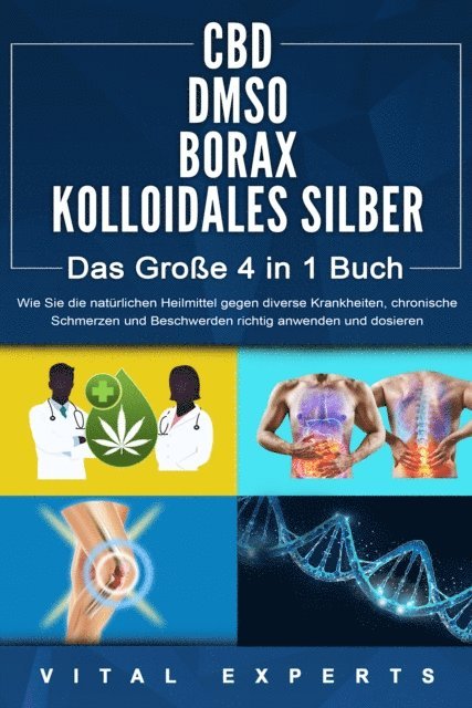 Vital Experts - CBD | DMSO | BORAX | KOLLOIDALES SILBER - Das Große 4 in 1 Buch: Wie Sie die natürlichen Heilmittel gegen diverse Krankheiten, chronische Schmerzen und Beschwerden richtig anwenden und dosieren, E-bok