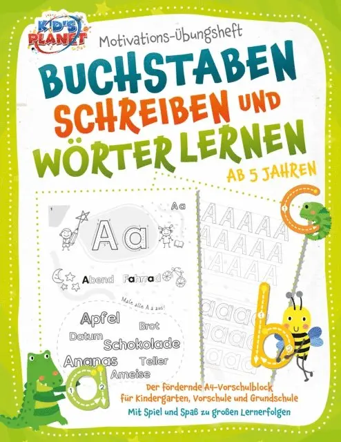 Emma Lavie - Motivations-Übungsheft - Buchstaben schreiben und Wörter lernen ab 5 Jahren: Der fördernde A4-Vorschulblock für Kindergarten, Vorschule und Grundschule - Mit Spiel und Spaß zu großen Lernerfolgen, E-bok. Tillgänglighet: Lägg i varukorg